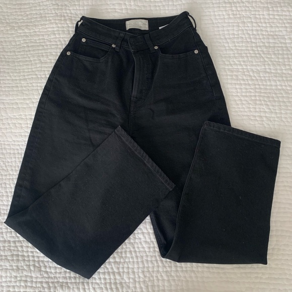 Everlane Curvy Way High Jean in Coal size 26 - Picture 4 of 7